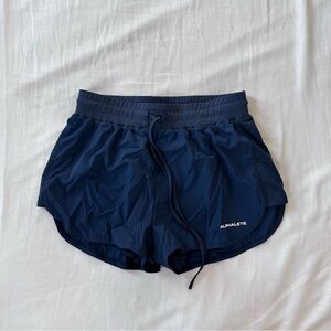 Alphalete Navy Shorts | SMALL